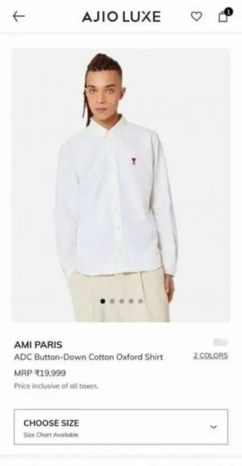 AMI IMPORTED STORE ARTICLE SHIRT x