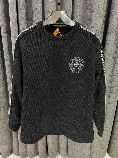 CHROME HEARTS IMPORTED SWEATSHIRT STORE ARTICLE BLACK AND GREY