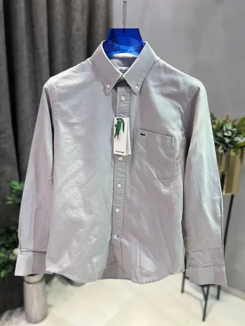 Lacoste IMPORTED STORE ARTICLE SHIRT GREY
