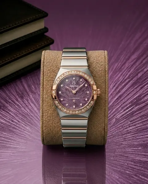Omeg ga Constellation Quartz luxury watch
