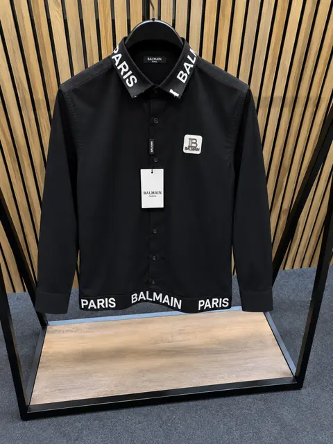 Balmain Premium Imported Shirt Black