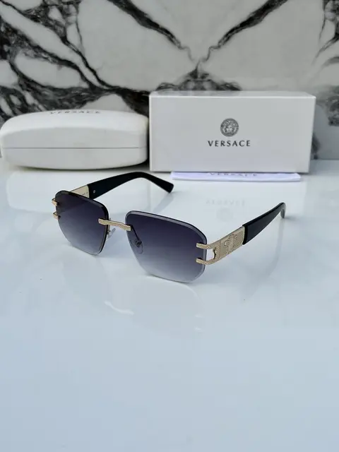 Versace 4045 gold black shaded