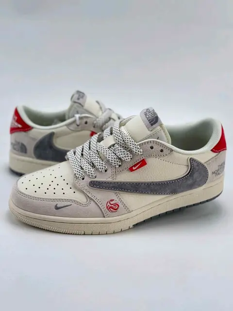 Travis Scott X Nikke Air Jordan 1 Low x The North Fase 802