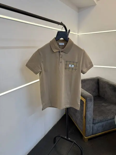 Burberry imported polo tshirt beige