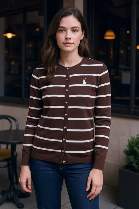 RL Polo SweatShirt Coffee S83-CF