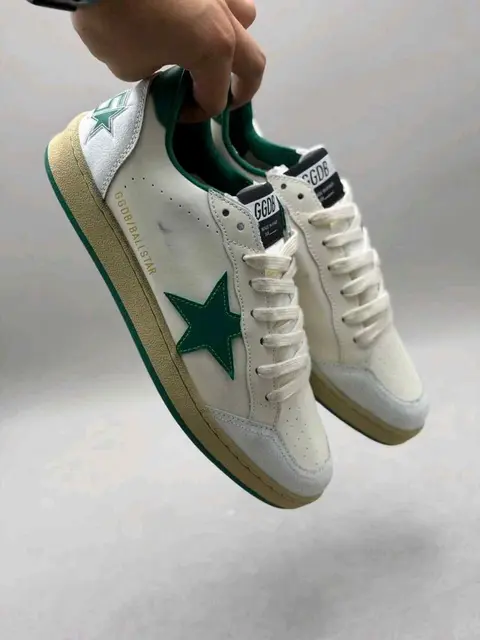Golden Goose Ballstar WhiteGreen sneakers 479