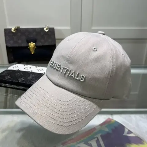 Essential Fear Of God Front Logo Light Grey Premium Unisex Cap (With Box)
