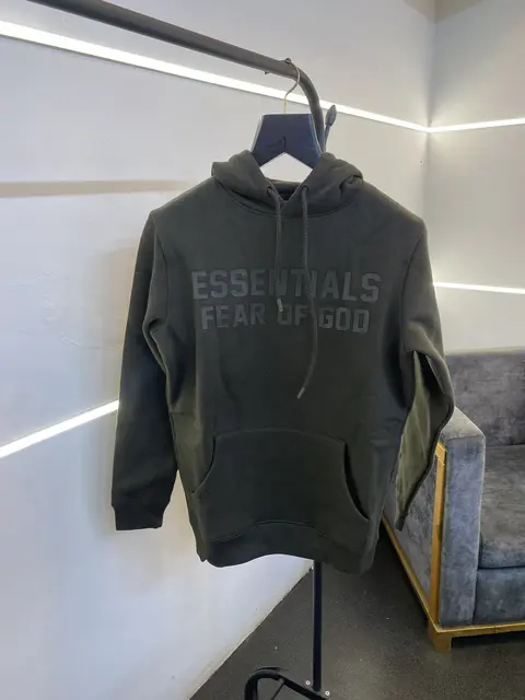Essentials fear of god imported hoodie olive