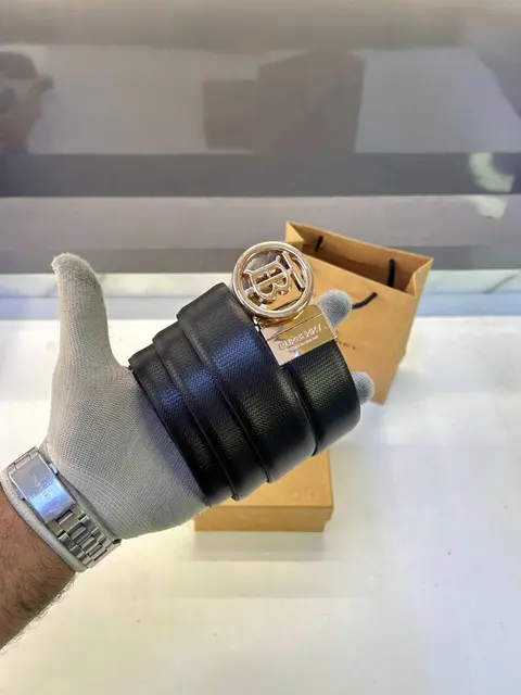 Burberry Glossy Gold Belt Fa 302