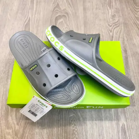 Crocs Bayaband Premium Grey Slides