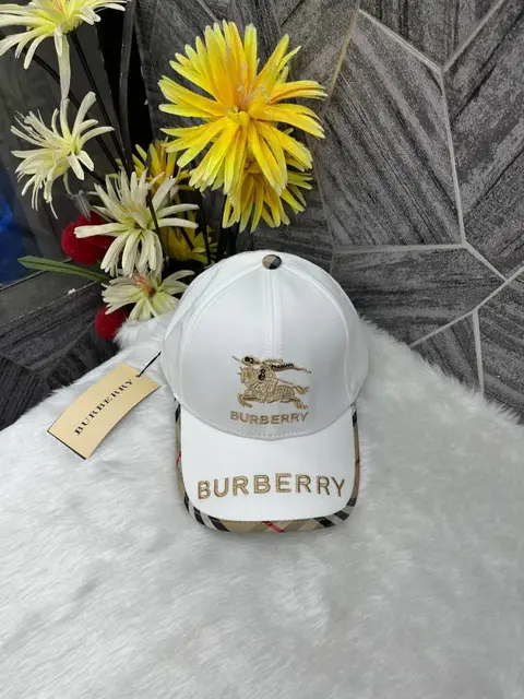 Burberry Front Logo Equestrian Knight Premium Unisex Cap With Safety Box