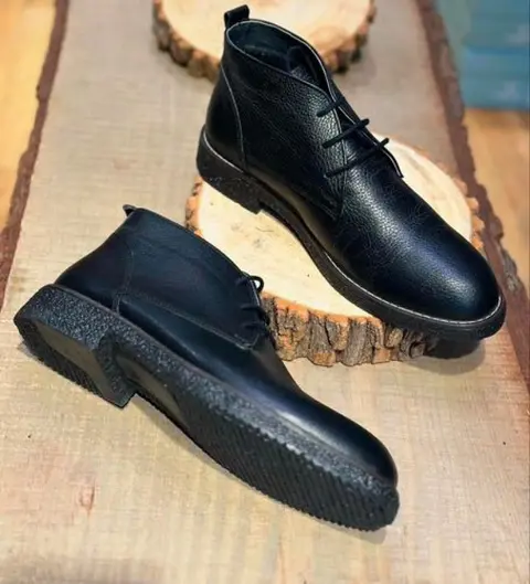 Z 3 Zarraa Goat Black Leather Formal