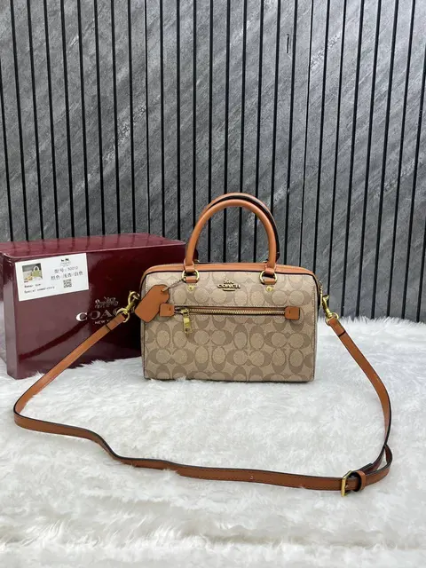 Coach Rowan Large Boston Bag With OriginalBox DustCover