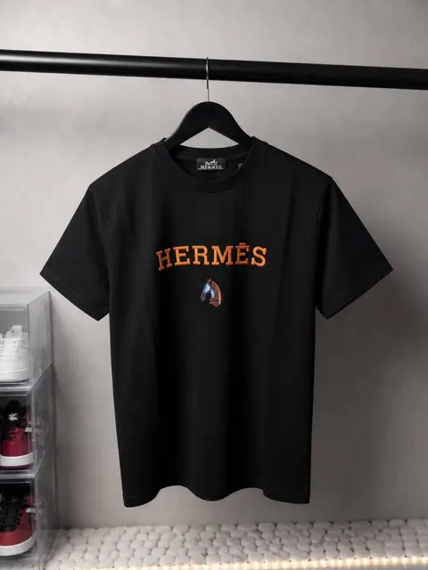 Hermes Signature Logo Premium T-Shirt 1380