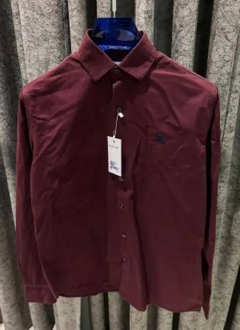 Burberry IMPORTED STORE ARTICLE SHIRT MAROON