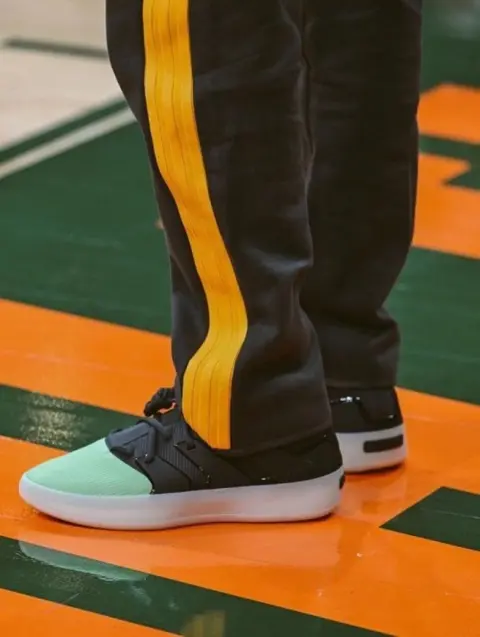 Adidas Fear Of God Athletic 1 Maini Carbon Green
