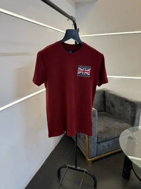 Hackett red imported round neck tshirt