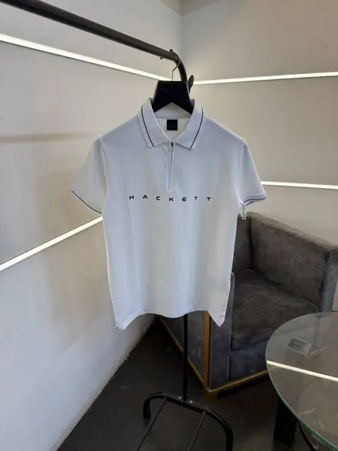 Hackett sports imported polo tshirt white sale