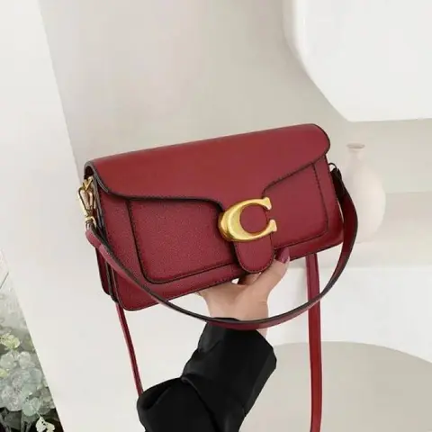 Coach Tabby 26 Shoulder Bag With OG Box & Dust Bag (Wine - 614)