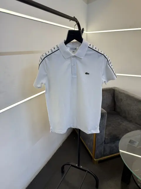 Lacoste imported polo tshirt white