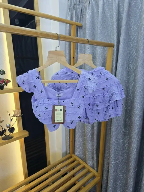 Br Women Skirt & Top Frill Skirt Lavender SB165-L