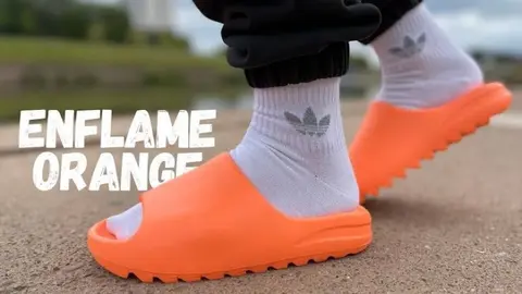 Adidas Yeezy Slide Enflame Orange UA Quality
