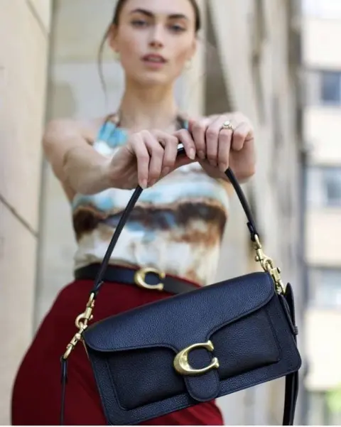 Coach Tabby 26 Shoulder Bag With OG Box & Dust Bag (Black - 243)