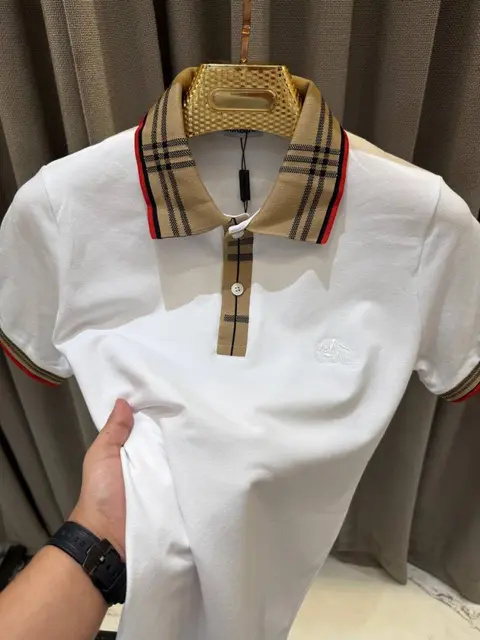 Burberry Signature Polo T-shirt White