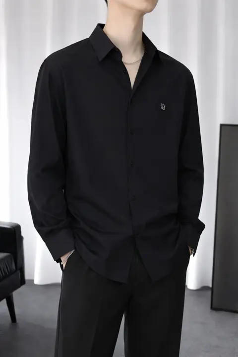 Dior IMPORTED TRENDING KOREAN SHIRT BLACK