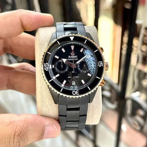 Rado Captain Cook HighTech Chronograph Black-Copper