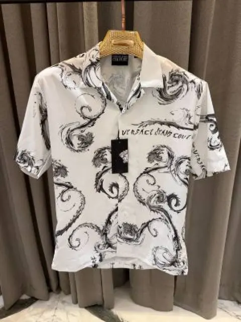 No Return Versace Couture Box Pack Half Sleeves Shirt White