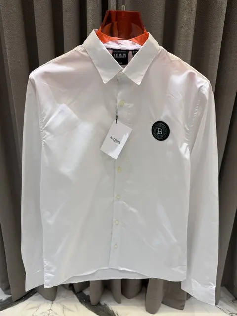 Balmain Premium Metal Logo Imported Shirt