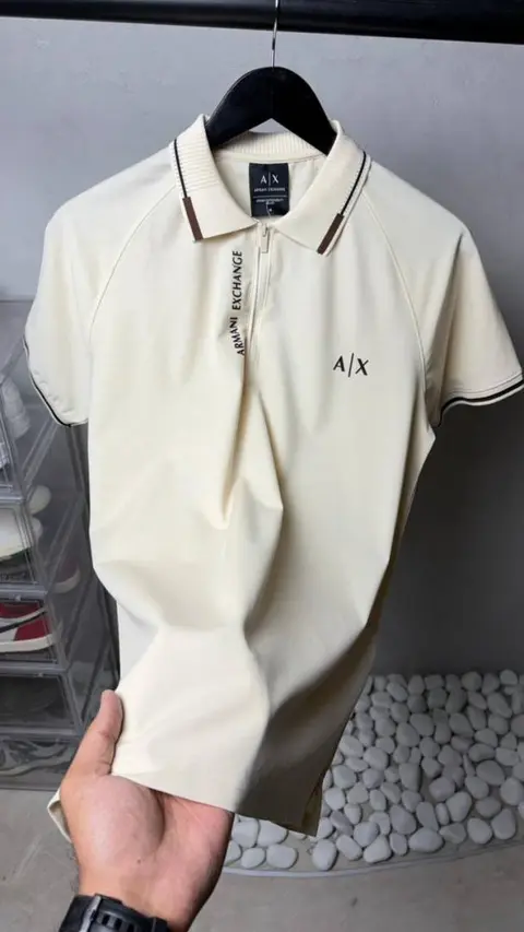 Armani Exchang e Premium Polo T Shirts with OG box Packaging 2361.Sale offer VS1000