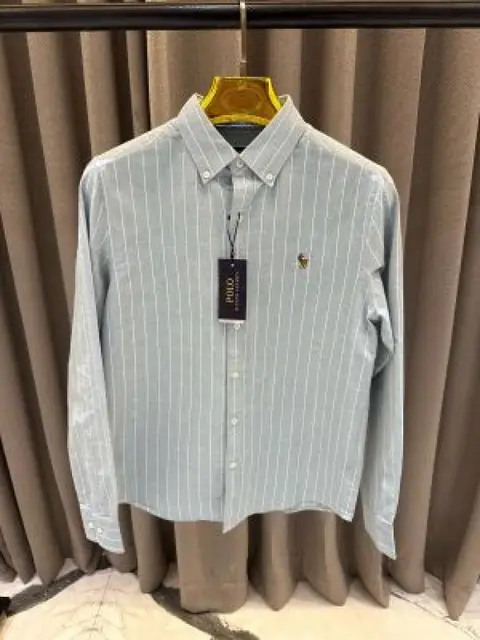 Ralph Lauren Linning Blue imported shirt