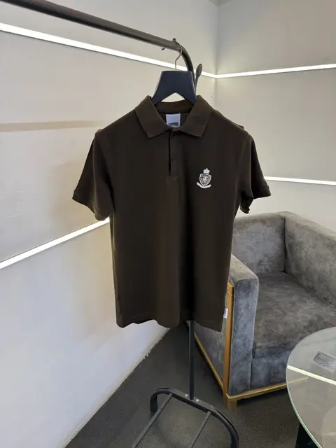 Burberry brown turkish imported knitted polo