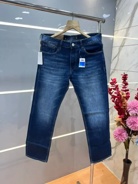 Ralph lauren Blue Shade Straight Fit Premium Imported Stretchable Lycra Fabric Denim with Embroidered Logo 4167