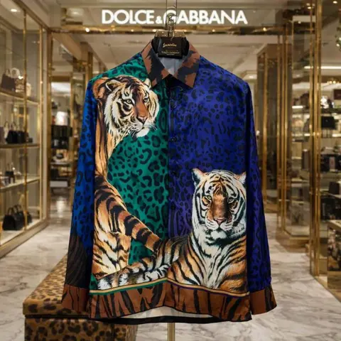 Dolce Gabana Tiger Print Shirts