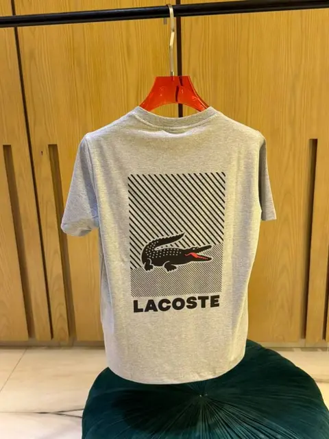 Lacoste IMPORTED STORE ARTICLE T SHIRT GREEN