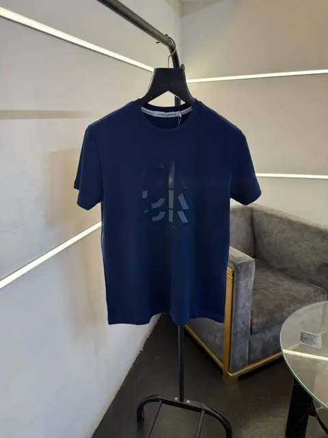 Calvin kline imported round neck tshirt blue sale