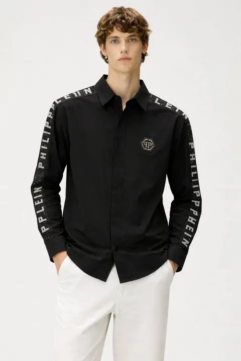 PHILIPP PLEIN IMPORTED STORE ARTICLE DIAMOND CHINA SHIRT