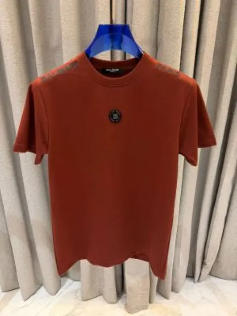 No return Balman Middle Brand Patch Round Neck T-shirt
