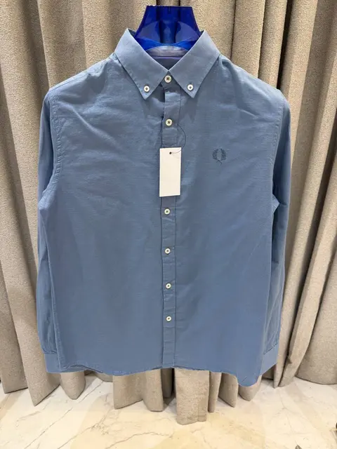 Fred Perry English Blue Premium Linen Shirt
