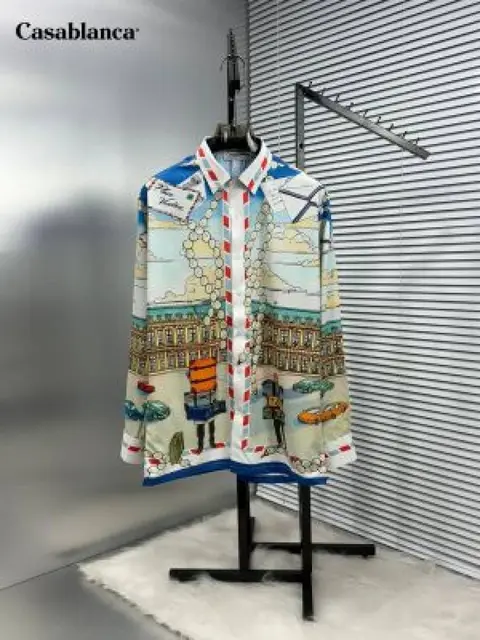 Casablanca Imported Full Sleeves Shirt Harbour Edition