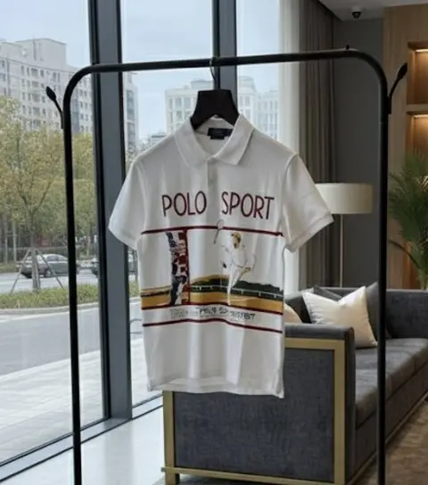 Ralph lauren embroidery logo imported polo tshirt white sale