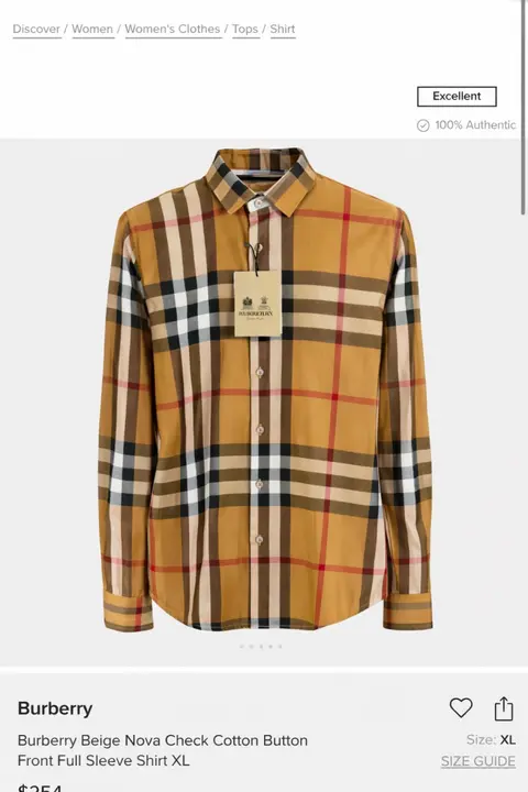 Burberry Checks Store Article Shirts