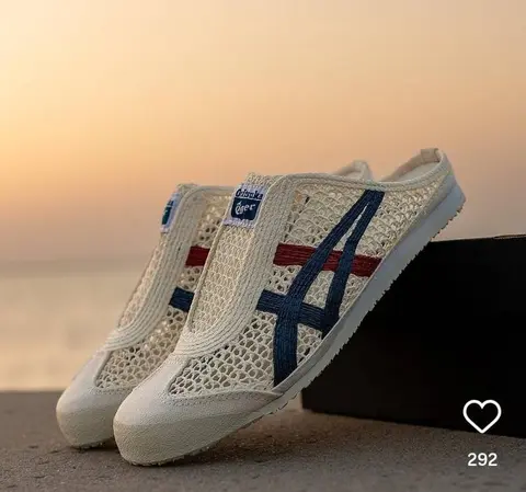 Onitsuka Tigar Mexico 66 Sabot Cream Mako Blue