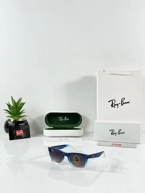 Ray-Ban Reverse 0502 Blue Black Shaded