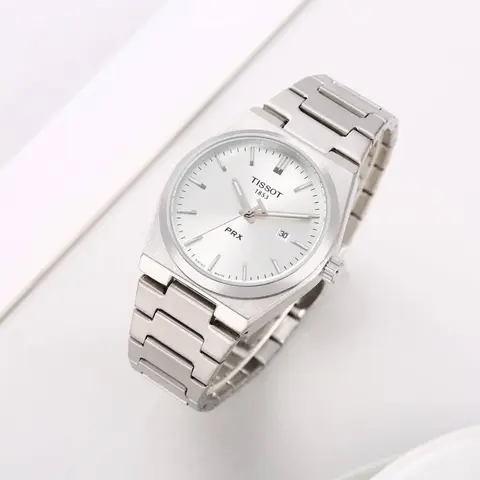 Tissot 1853 Prx Silver White Plain
