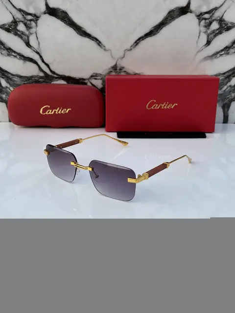 Cartier 90198 gold black shaded