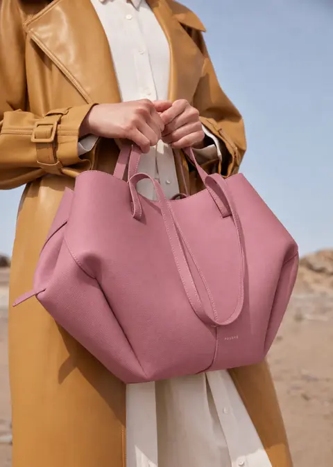 Polenne Cyme Large LeatherTote With DustCover